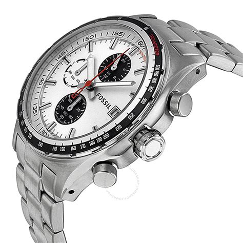 white dial chronograph